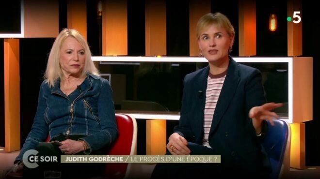 "Ça ne m'a pas aidé du tout" : Judith Godrèche blessée par Laure Adler ...