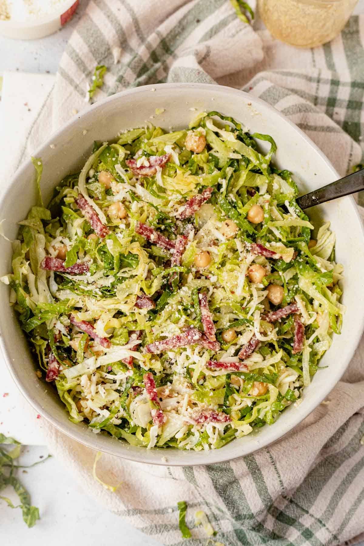 a bowl of la scala chopped salad a bowl of la scala chopped salad