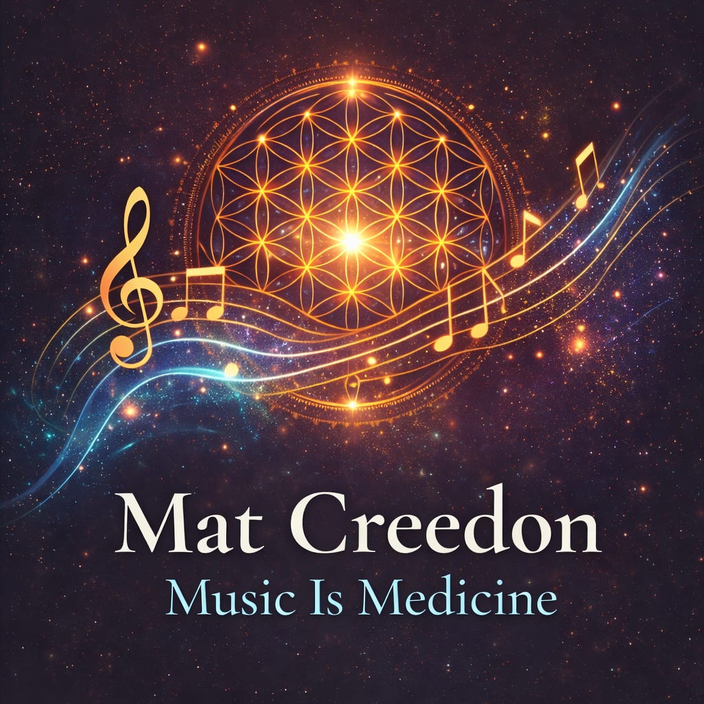 Mat Creedon – Music is Medicine logo