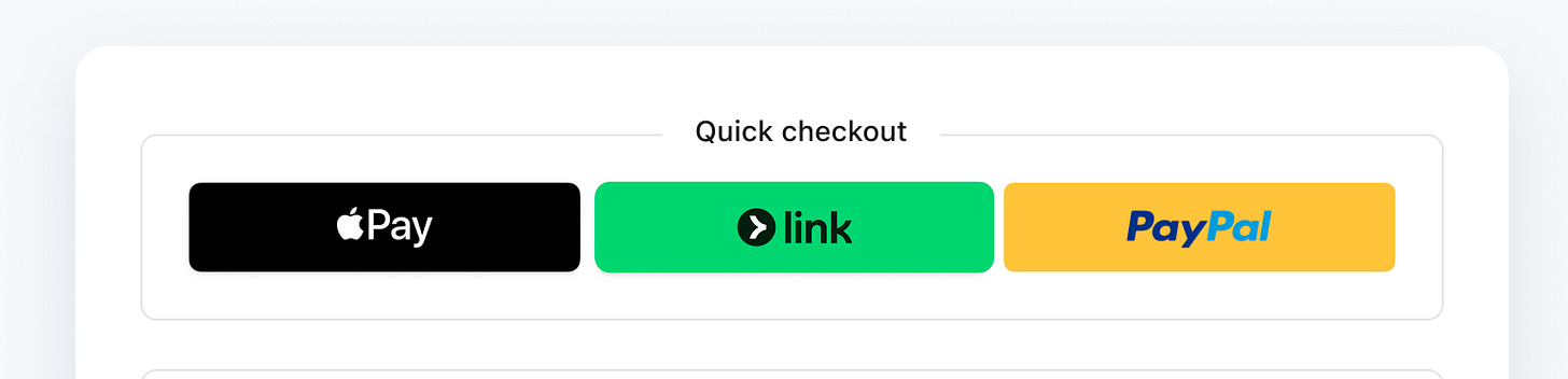 Link in the Express Checkout Element | Stripe Documentation