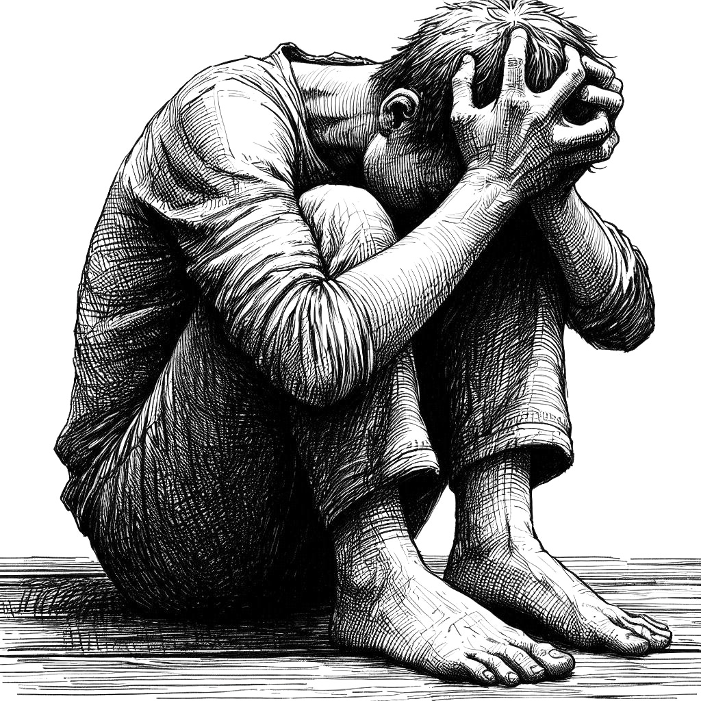 Image of person in despair