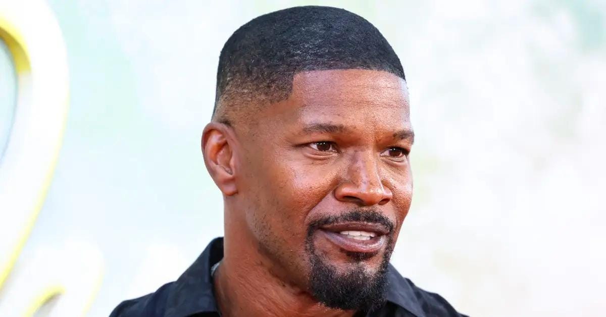 Health Shocker: Jamie Foxx Left 'Paralyzed and Blind' From 'Blood Clot in His Brain' After Receiving COVID-19 DEATHVAX™, Source Claims