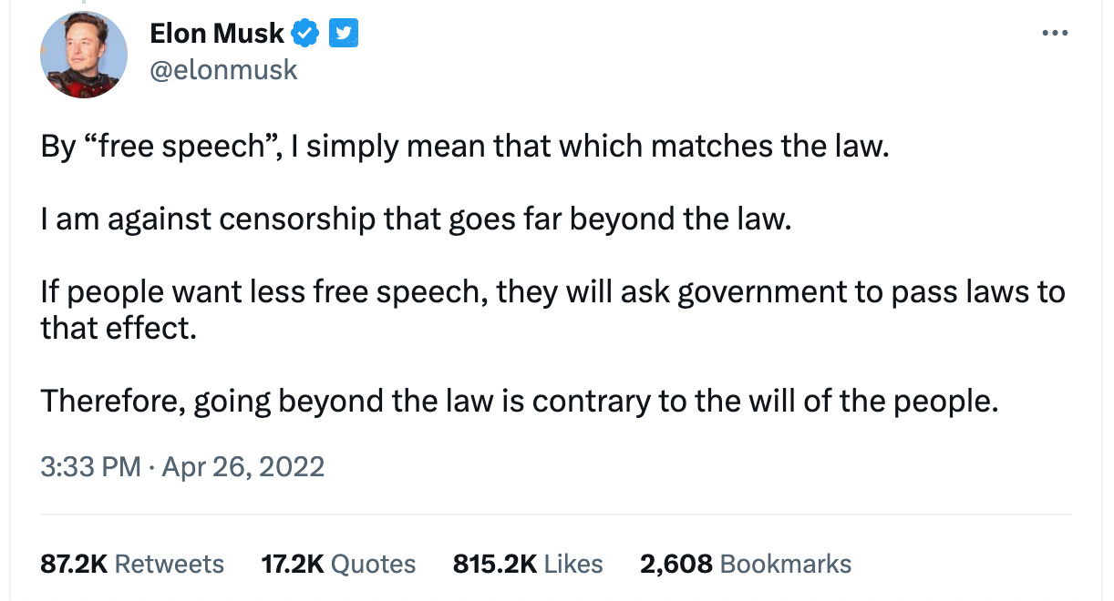 Free speech” for sale - by Ryan Broderick - Garbage Day