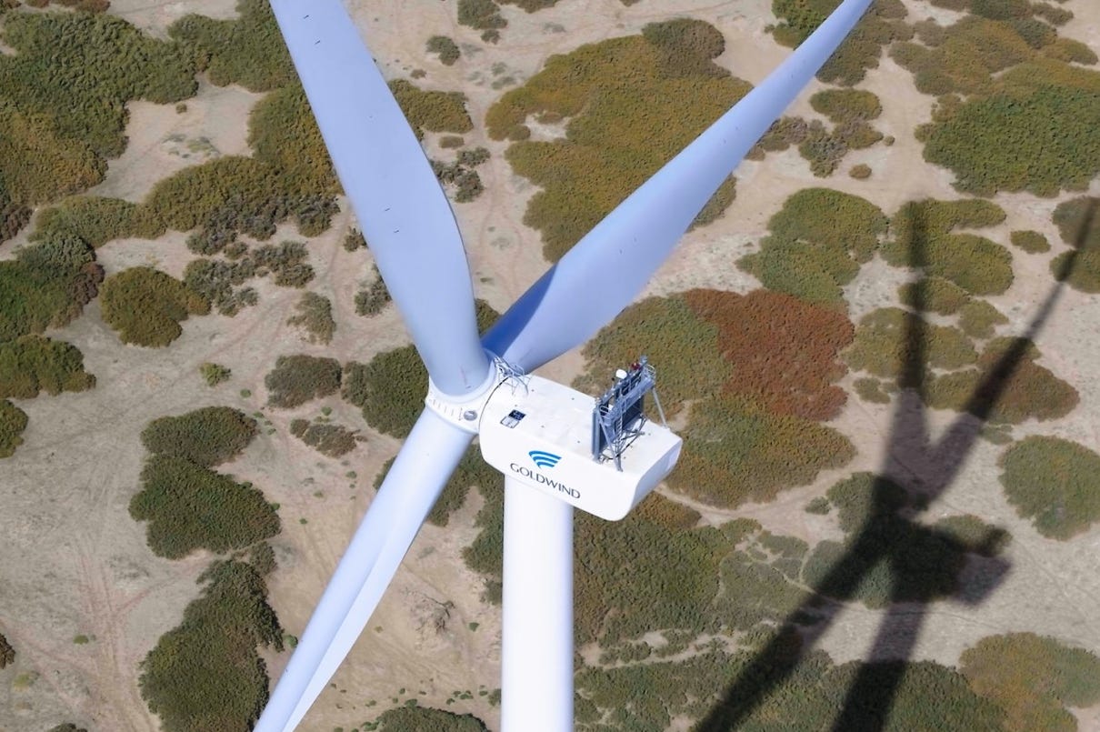 Goldwind announces 7.2MW onshore wind turbine | Windpower Monthly Goldwind announces 7.2MW onshore wind turbine | Windpower Monthly