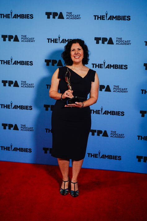 photo credit: Rachel Heimerman on behalf of The Podcast Academy/The Ambies