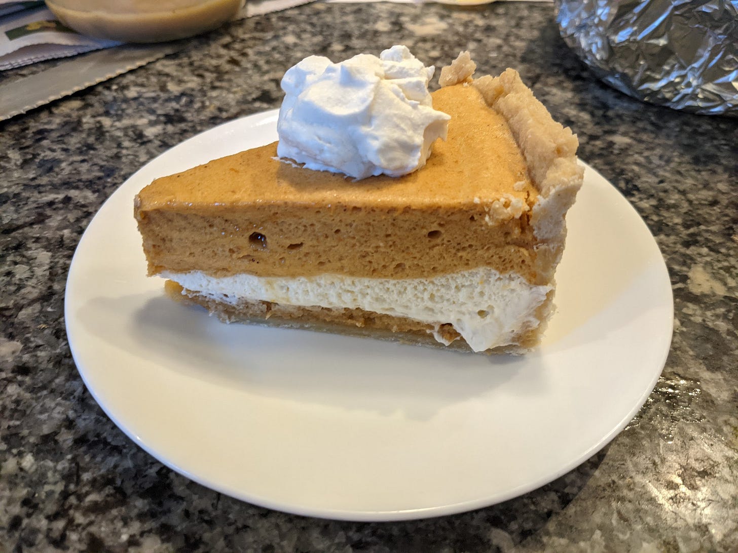 Triple Silken Pumpkin Pie
