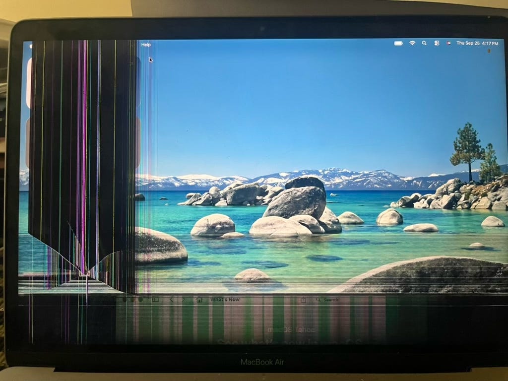 A computer screen with a picture of a body of water and mountains

AI-generated content may be incorrect.