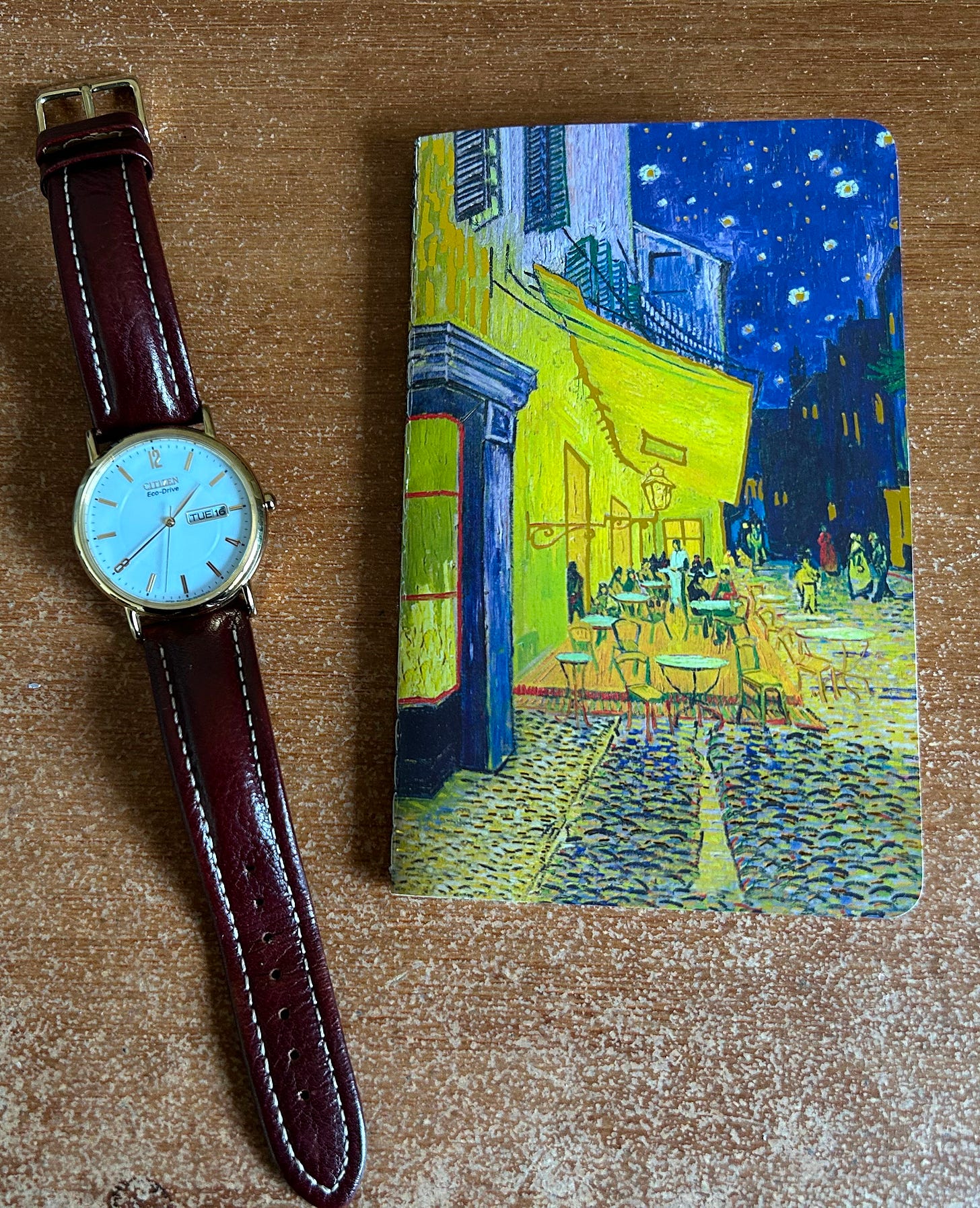 A Citizen Quartz Watch - Notebook from Flame Tree Publishing. Photo: Roland Millward