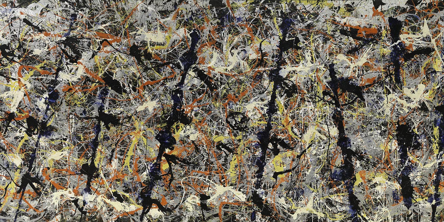 Pollock. Blue Poles.
