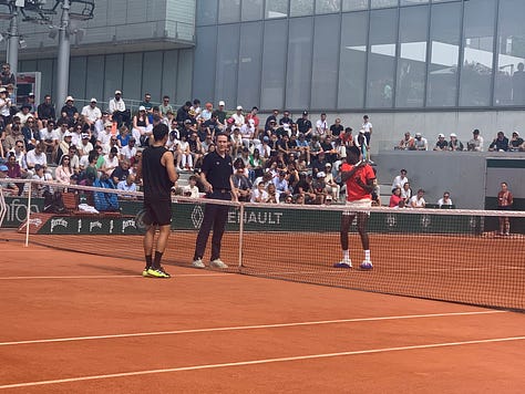 Ksenia Efromova and Daphnée Mpetshi Perricard won, but not Moise Kouame.
