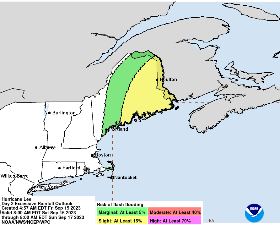[Image of WPC Flash Flooding/Excessive Rainfall Outlook]