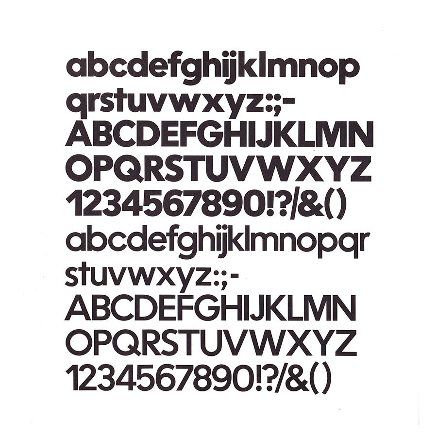 AlphaBP Bold, BP Alphabet, Adrian Frutiger, Crosby/Fletcher/Forbes AlphaBP Bold, BP Alphabet, Adrian Frutiger, Crosby/Fletcher/Forbes