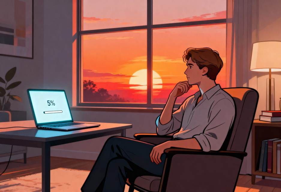 A person sitting in a chair looking at a computer

AI-generated content may be incorrect.