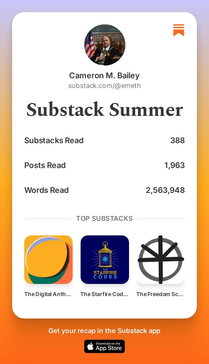 Substack Summer Substack Summer