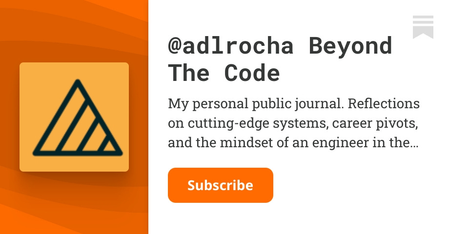 @adlrocha Beyond The Code | Substack