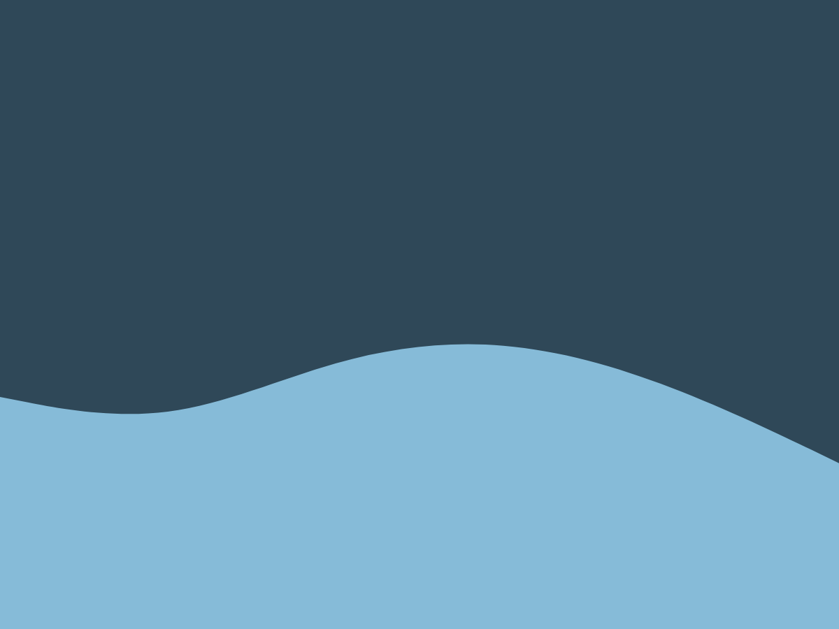 blue background with a light blue wave in the middle