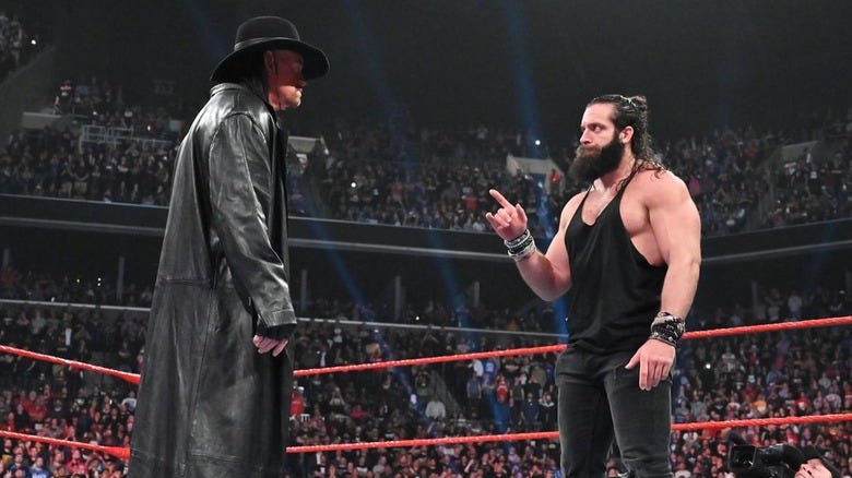 The Undertaker Confronts Elias In 2019
