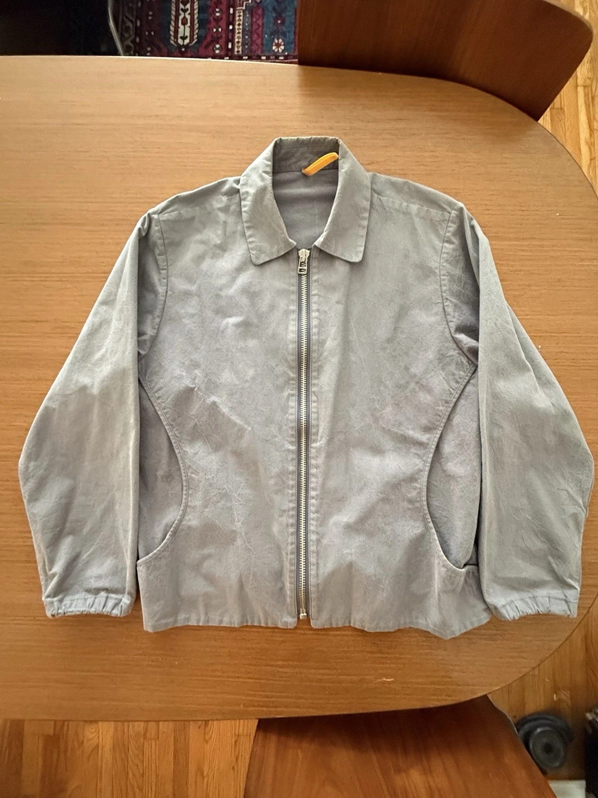 Man-tle Waxed Cotton Jacket Size M Men's Grey - Picture 1 of 7 Man-tle Waxed Cotton Jacket Size M Men's Grey - Picture 1 of 7