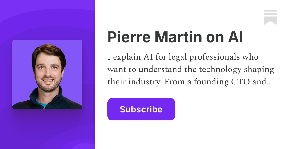 Pierre Martin on AI | Substack