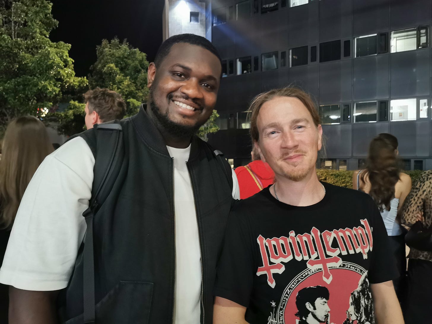 L to R - Akmed Junior Khemalai and P M Buchan (2025)