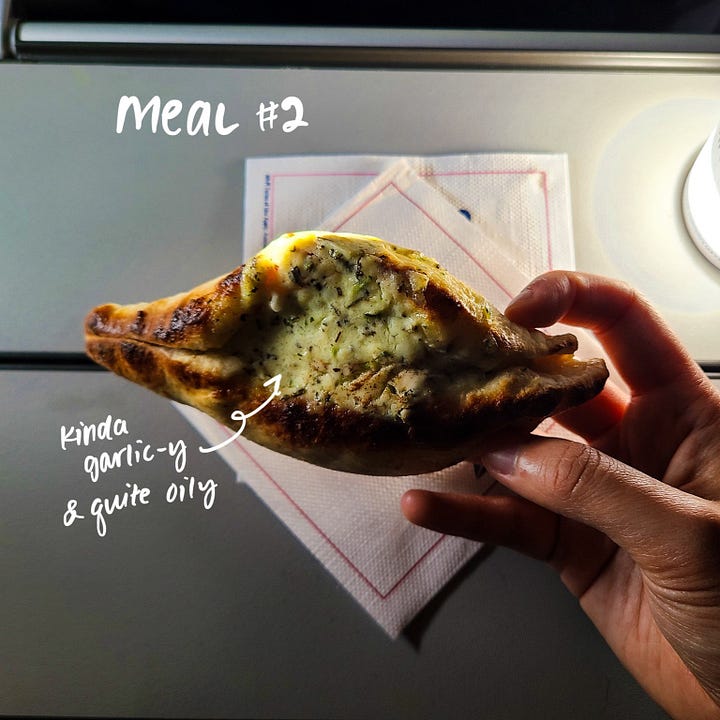 Delta airline meal #2 (substantial snack)