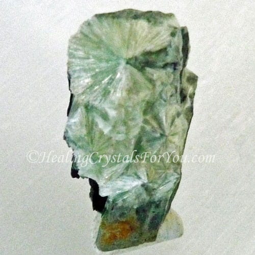 Natural Wavellite specimen, with easily seen spiral shapes