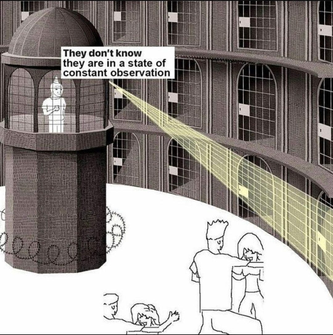 Panoptical party : r/PhilosophyMemes