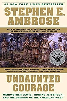 Paperback Undaunted Courage Reading Group Guide: Meriwether Lewis, Thomas Jefferson, and the Opening of the American West Book