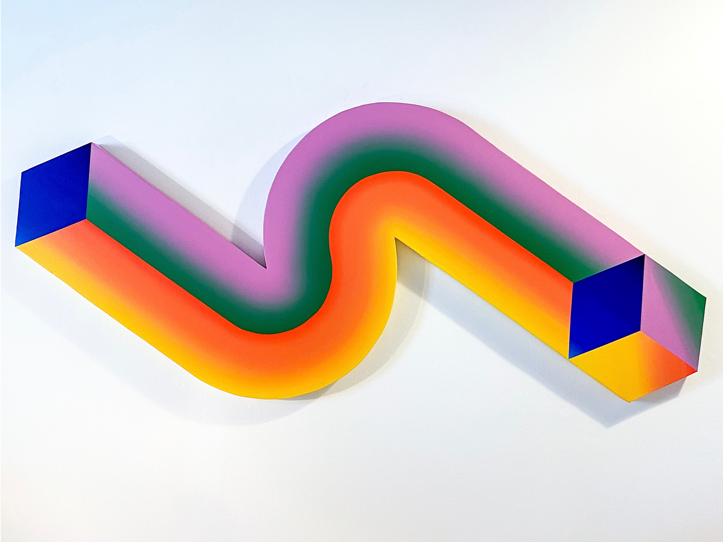 unsung, large shaped canvas exploring water flow, commission painting 2026