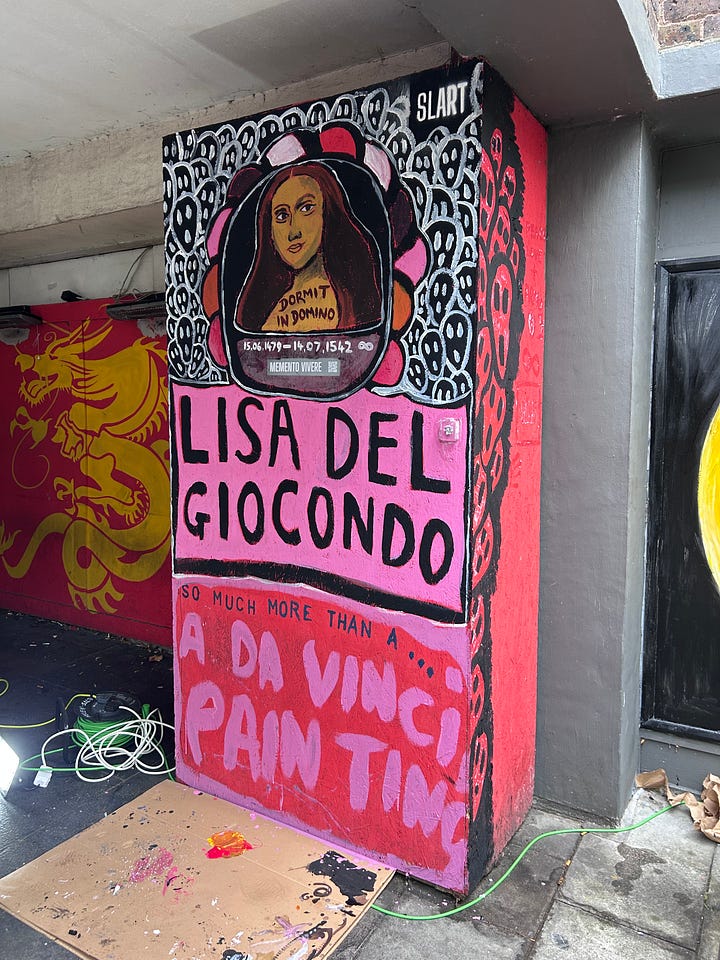 Ode to Lisa (2025) Mural by SLART.