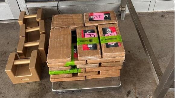 74 pounds of cocaine seized by CBP Officers in Pharr, Texas 74 pounds of cocaine seized by CBP Officers in Pharr, Texas