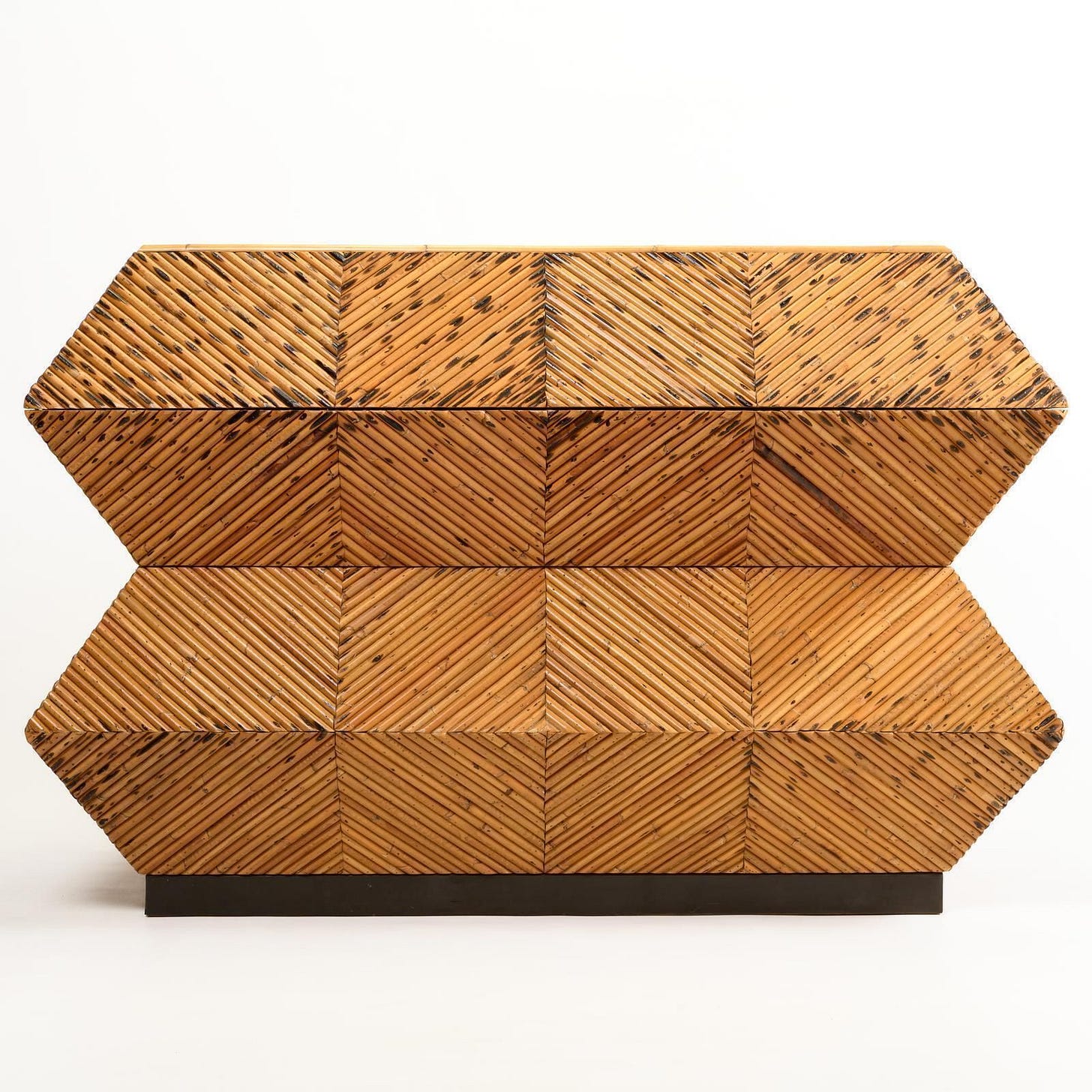 Vivai Del Sud, Italy, Sculptural Bamboo Chest photo furniture
