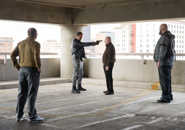 mike banks with gun at head in better call saul 109 mike banks with gun at head in better call saul 109