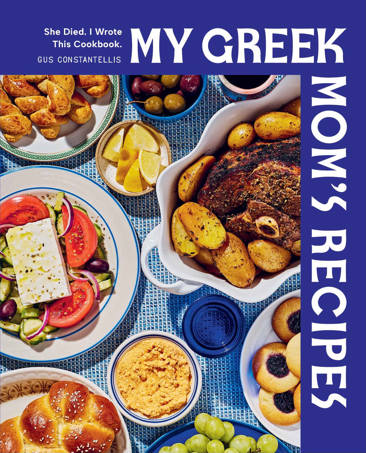 Gus Constantellis My Greek Mom's Recipes cookbook"
