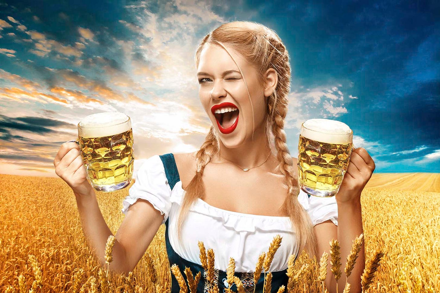Traditional German Style Dimple Stein Beer Mug - 19 oz Capacity Traditional German Style Dimple Stein Beer Mug - 19 oz Capacity