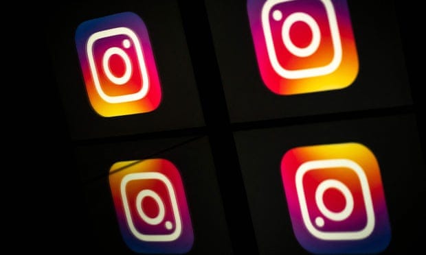 Instagram logo.