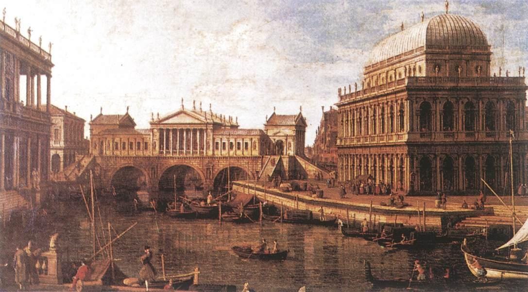 Canaletto architectural capriccio