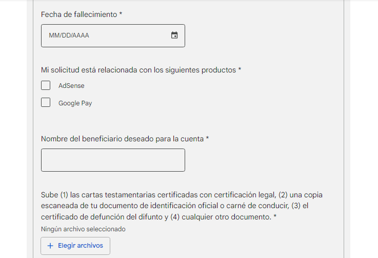 Captura de pantalla tomada del Centro de Ayuda de Google. Captura de pantalla tomada del Centro de Ayuda de Google.