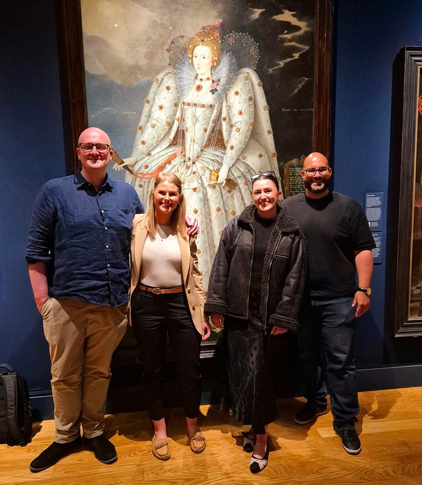 May be an image of 4 people