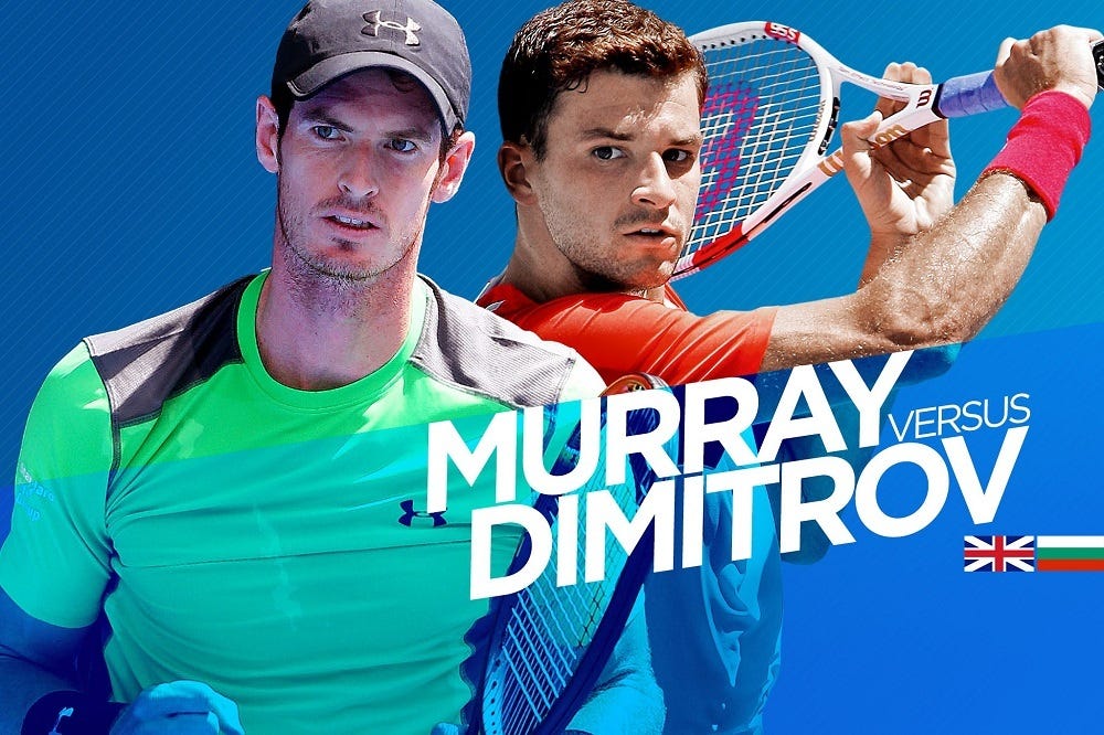 Grigor Dimitrov vs Andy Murray two years later at 2016 US Open tennis images Grigor Dimitrov vs Andy Murray two years later at 2016 US Open tennis images