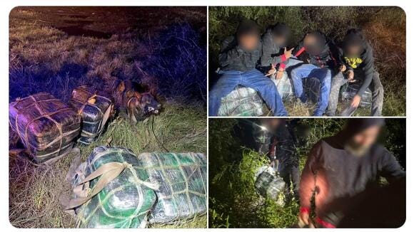 Marijuana bundles seized & smugglers busted in the Texas Rio Grande Valley Marijuana bundles seized & smugglers busted in the Texas Rio Grande Valley