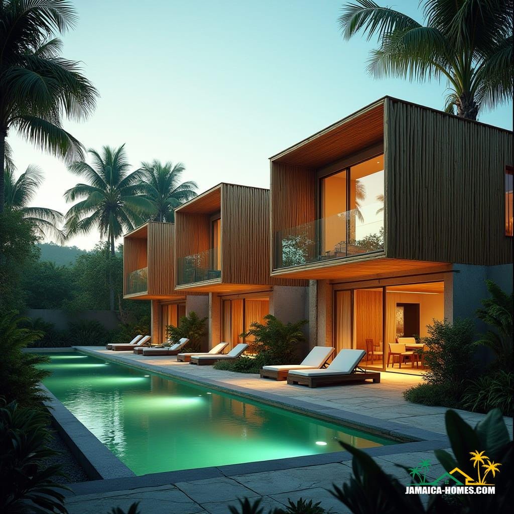 Beatiful modern h bamboo home in jamaica