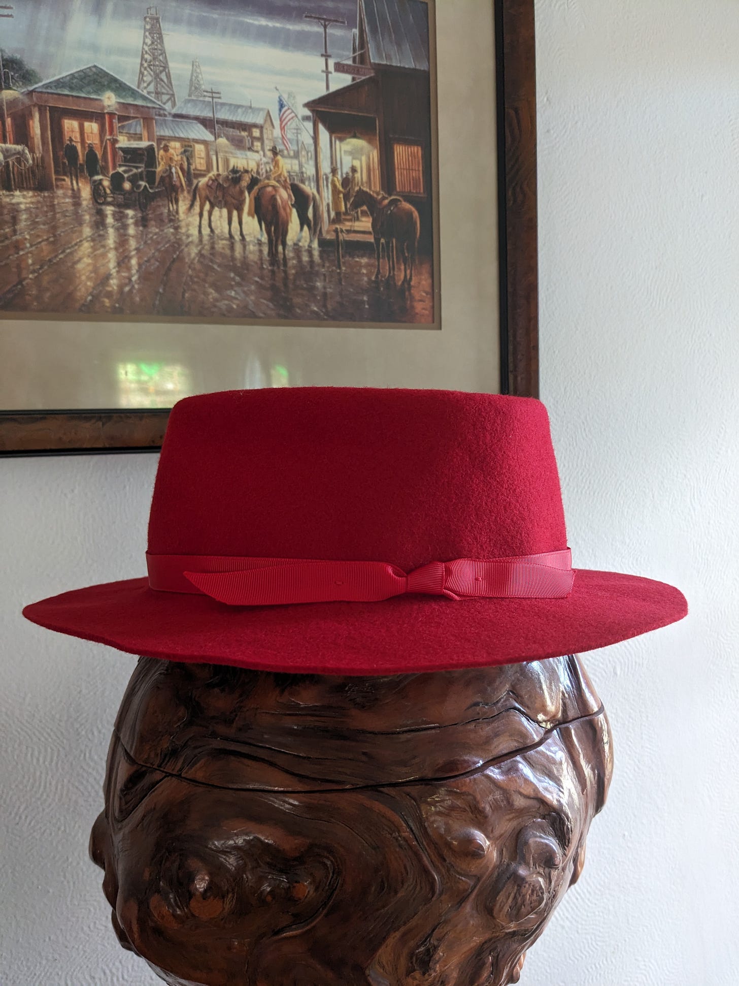 Effanem Hat, Red Effanem Hat, Red