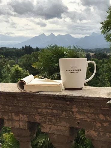 kellee's shot of apuan alps and coffee kellee's shot of apuan alps and coffee