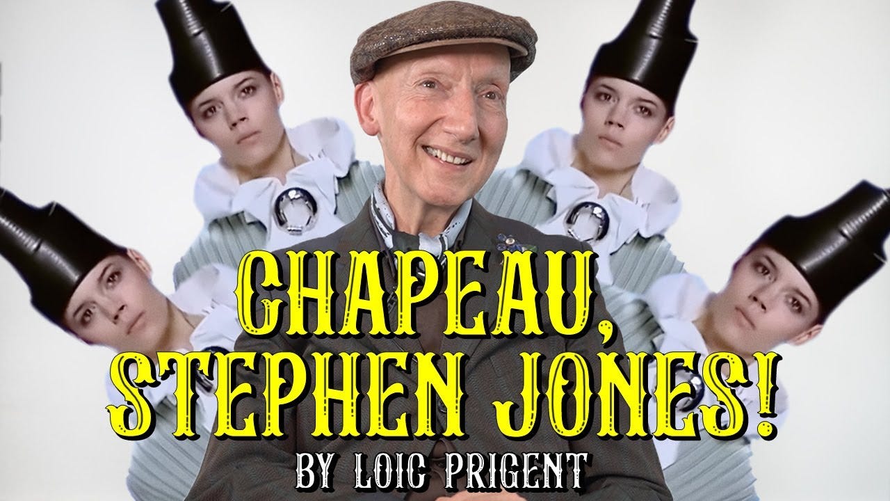 DOCUMENTARY! STEPHEN JONES, THE UTLIMATE FASHION HATS! MUST SEE! By Loïc  Prigent