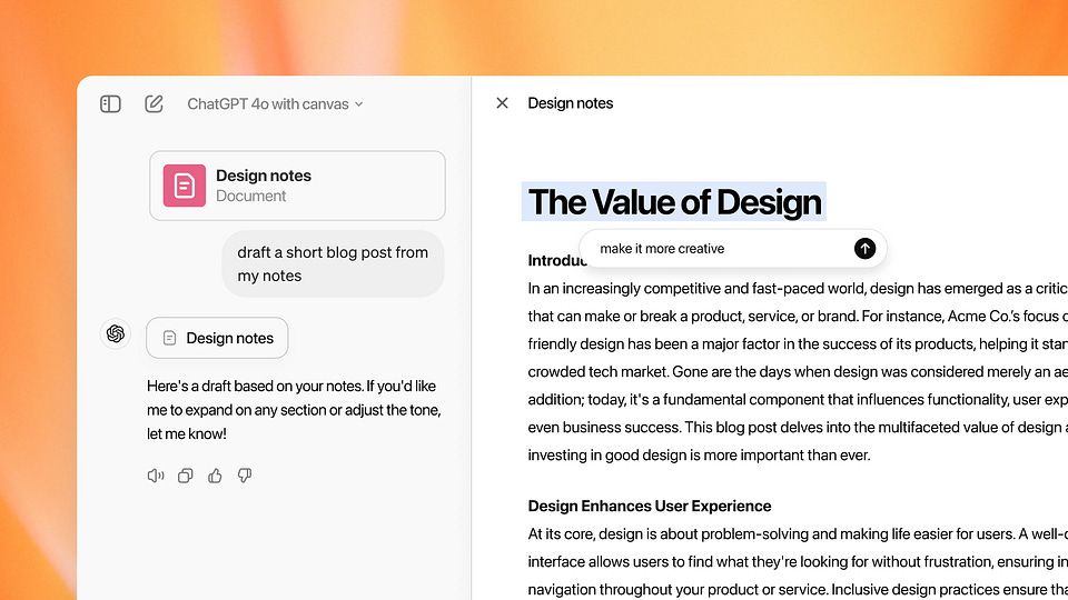 Newsletter artwork for “Canvas Review: New Level For ChatGPT?”