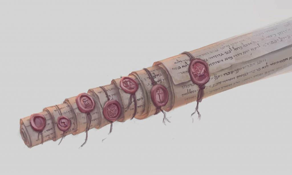The Sequence of End Times Events: The scroll with seven seals 