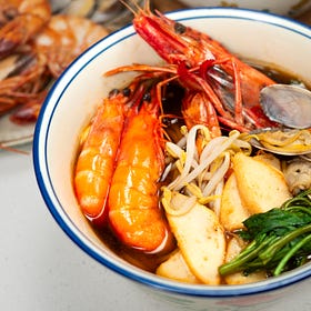 Prawn Mee... but HALAL!