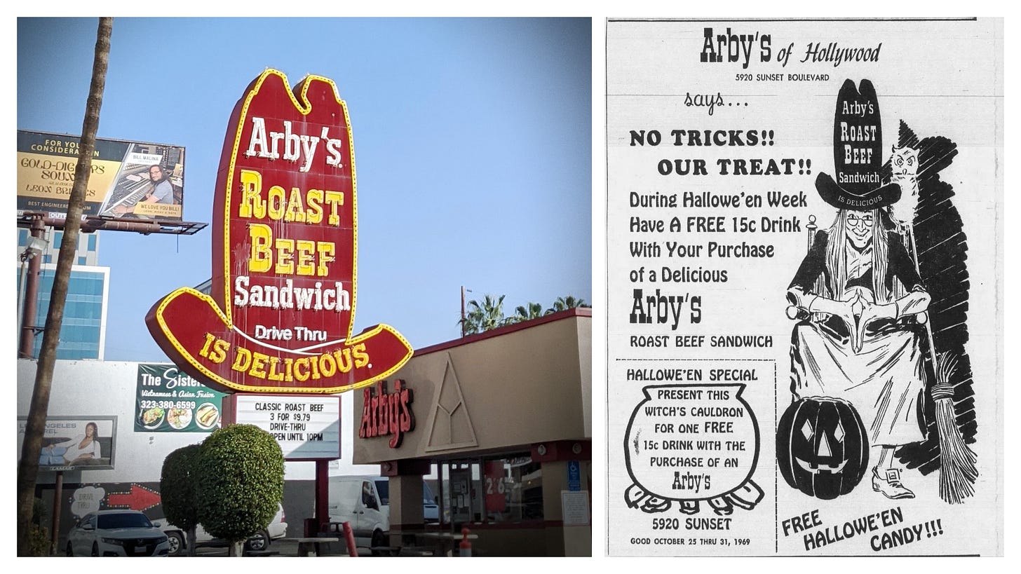 The Preservation Imp visits Arby's in Hollywood