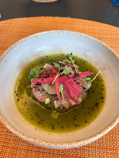 Food at La Table de La Reserve